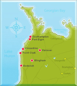 10 offices to choose from - map of our offices